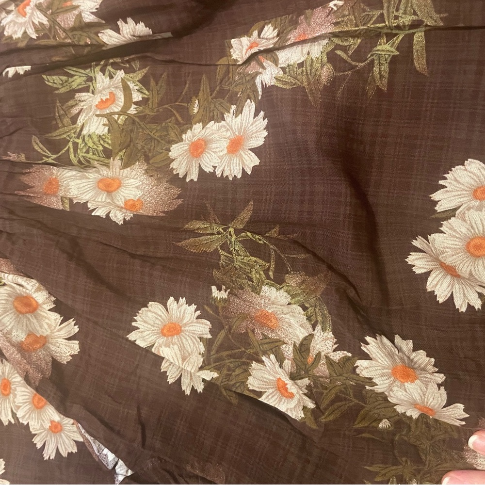 DAVI & DANI Floral Print Brown Jumpsuit - Picture 7 of 9